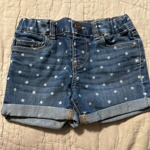 Oshkosh 3T denim shorts stars